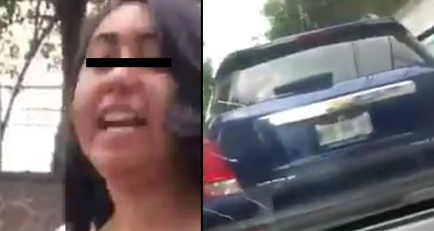 En CDMX, mujer agrede a conductora con palo; la llaman “Lady Piñata”