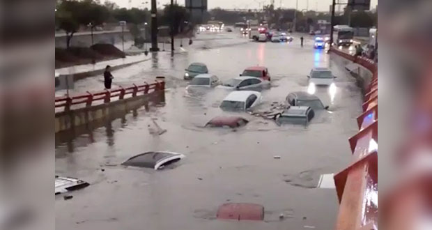 Fuertes lluvias en Nuevo León dejan dos muertos e inundaciones