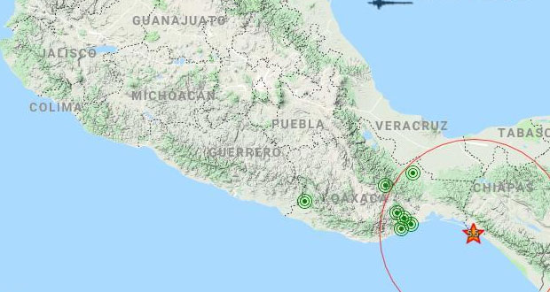 Sismo de 5.5 grados en Chiapas fue imperceptible en Puebla: SGG