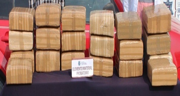 Sentencian a menor por posesión de 100 kilos de marihuana