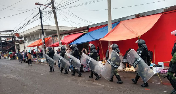 Barbosa mantendrá operativo en tianguis de San Martín Texmelucan