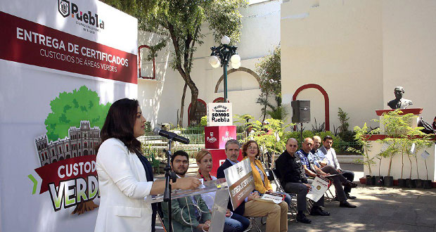 Con participación ciudadana, intervienen 43,62 m2 de áreas verdes