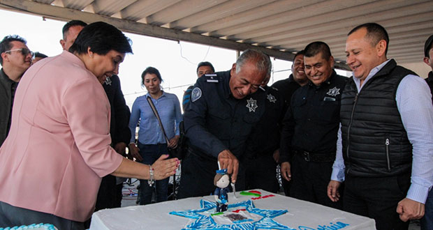 Ssptm reconoce la labor de sus elementos en el Día del Policía