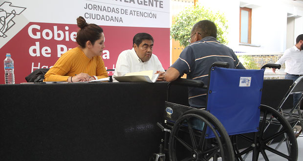 Acuden 400 poblanos a Casa Aguayo por Jornada de Atención Ciudadana. Foto: Especial