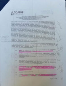 Moya, Cabalán y Eduardo Rivera avalaron concesionar el agua en Puebla