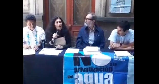 Exigen a diputados participar en foro de agua y revertir ley morenovallista