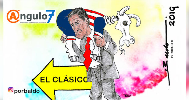 Caricatura: Pese a nuevo pastor, la chiva ya va muerta al clásico