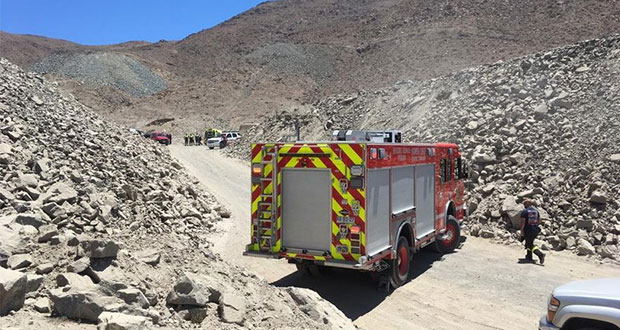 Derrumbe en mina de Chile deja un muerto y cuatro heridos