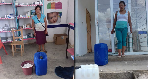 Entregan insumos para limpieza de cajas de agua en Huitzilan