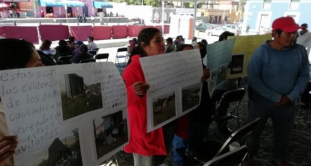 Pobladores de Malacatepec piden apoyo a Barbosa en conflicto con Proyecta