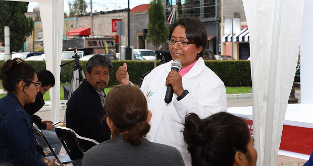 Realizan jornada de mastografía en explanada de San Andrés