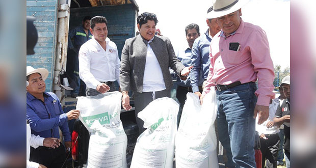 San Andrés apoya con fertilizante a 260 campesinos; invierte 969 mp