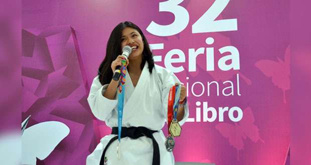 Ganadora de oro en Panamericano, comparte experiencias en el Fenali