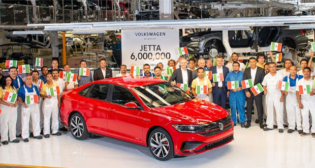 Celebra Volkswagen México 6 millones unidades producidas del Jetta