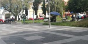 Pasto crecido, indigentes y con ambulantes, así lucen algunos parques del CH
