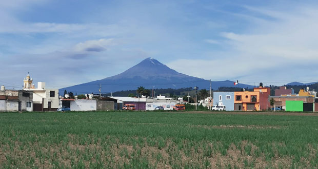 Disminuye actividad explosiva del Popocatépetl: PC