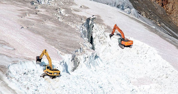 Restort Turístico de esquí destruye glaciar en Austria, denuncian