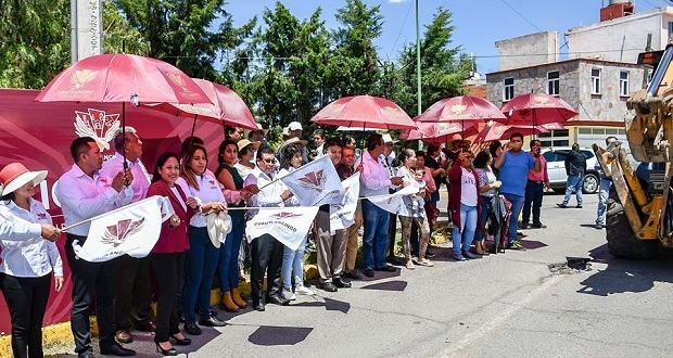 Comuna de Cuautlancingo invierte 4 mdp para rehabilitar 4 calles