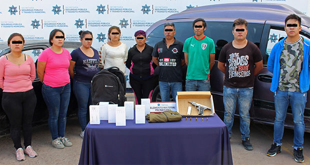 Detienen a 10 por robo a sucursal de AT&T en colonia Pino Suárez. Foto: Especial