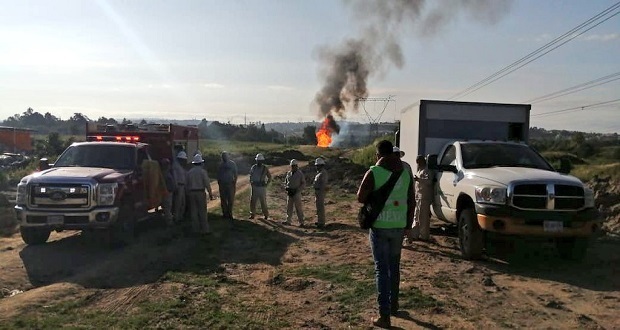Hay seis heridos por fuga de gas LP en Cuautlancingo; autoridades atienden