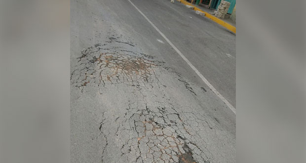 Denuncian mal estado de calles en colonia la Patria Nueva