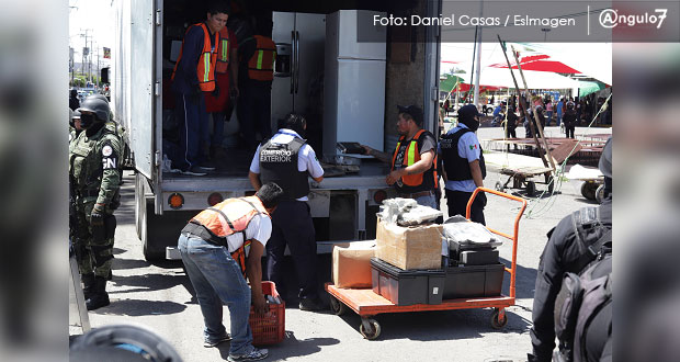 Por tercera vez, montan operativo en Mercado Unión; aseguran mercancía ilícita