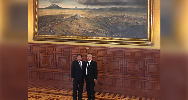 Barbosa y AMLO dialogan sobre desarrollo de Puebla en Palacio Nacional