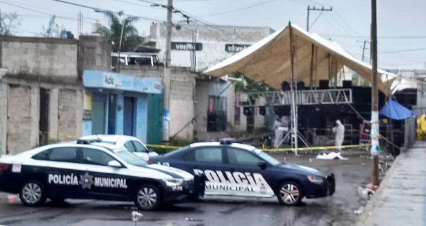 Ataque a baile de sonidero deja 3 muertos en colonia de Amozoc