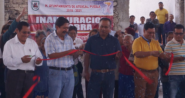 Atexcal inaugura plaza cívica donde se realizará la feria anual
