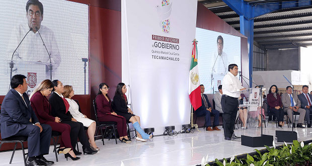 Gobierno no le teme a bandas delictivas, señala Barbosa en Tecamachalco