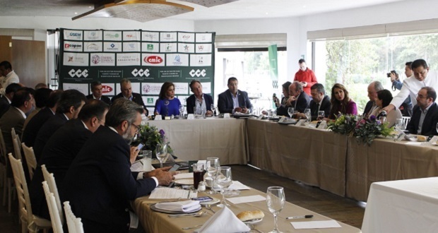 CCE presenta a Salomón agenda empresarial con inversión de 12 mmdp