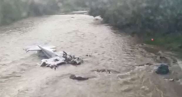 Desplome de avioneta deja cinco tripulantes muertos en Michoacán