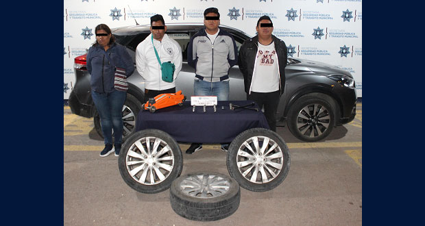 Detienen a cuatro en la colonia 10 de Mayo por robo de autopartes