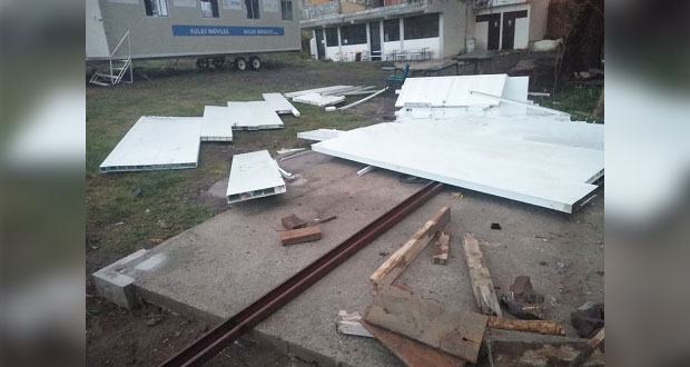 Exigen mejoras en 2 escuelas de la capital ante daños por lluvias