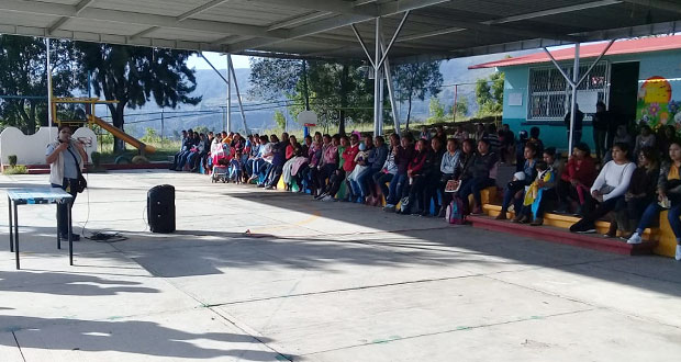 Ocoyucan invita a pobladores de Temoxtitla a ser “vecinos vigilantes”