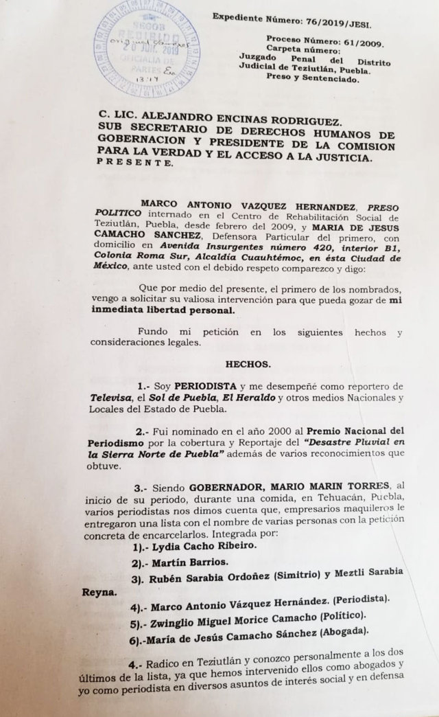 Periodista busca libertad tras 10 años preso por “fabricación” en marinismo