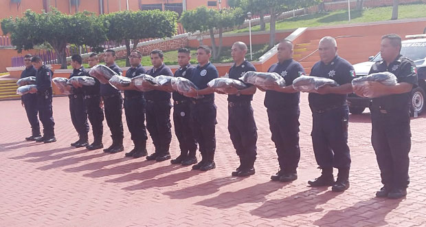 Profesionalizan cuerpo policiaco de Tecomatlán
