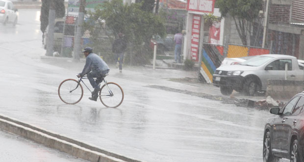 Puebla mantiene potencial de lluvias vespertinas