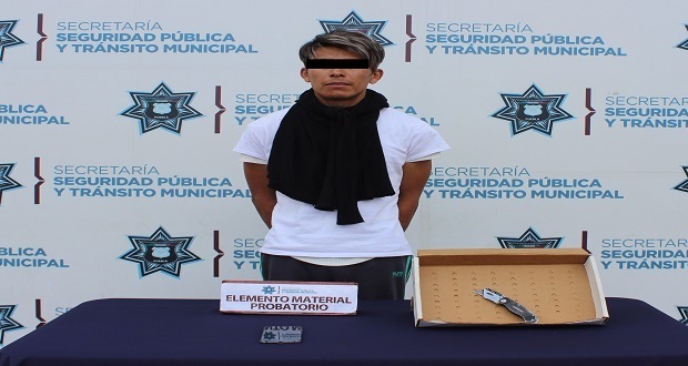 Ssptm detiene a “El Veneno” por un presunto asalto a transeúntes