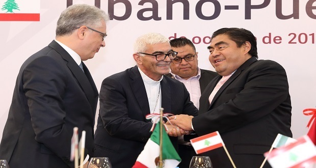 Barbosa anuncia que instaurará la semana cultura libanesa en Puebla