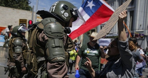 Fiscalía de Chile reporta más de 7 mil 600 detenidos por protestas