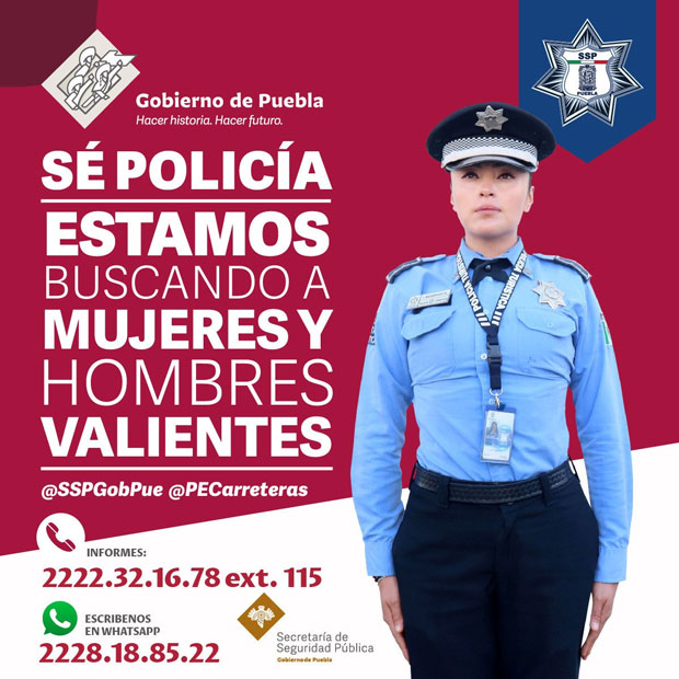 SSP buscará sumar 2 mil policías para 2020; abre convocatoria permanente