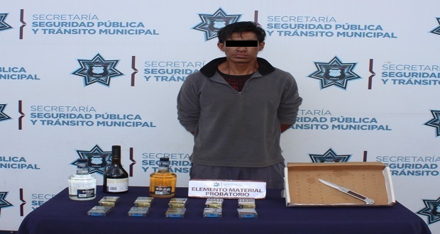 Ssptm detiene a hombre por robo a Oxxo; estaría vinculado a 8 casos