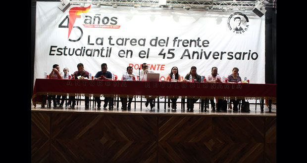 Estudiantes tendrán papel protagónico en aniversario 45 de Antorcha