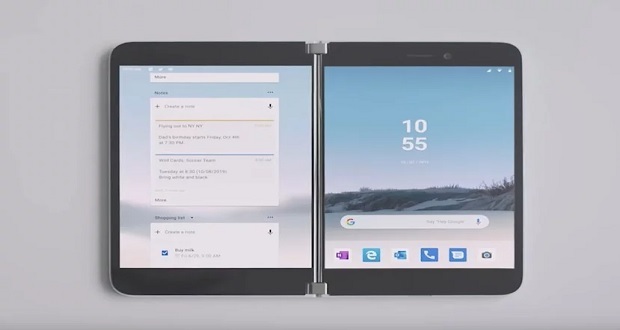 Microsoft presenta su nuevo teléfono plegable; Surface Duo