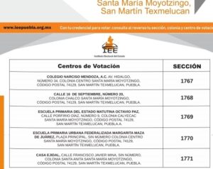 Estos son los 15 centros de votación para plebiscitos del domingo