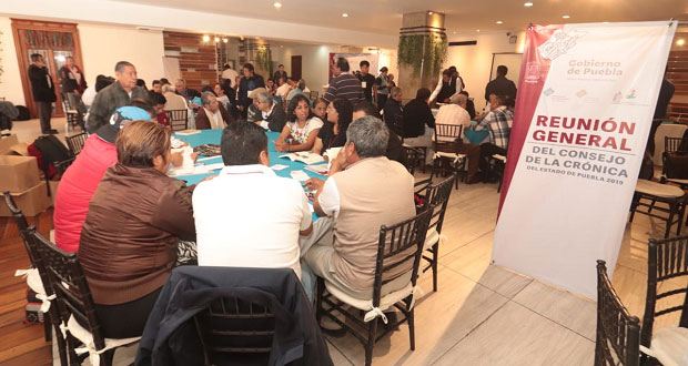Analizan cronistas proyectos de preservación en reunión del consejo