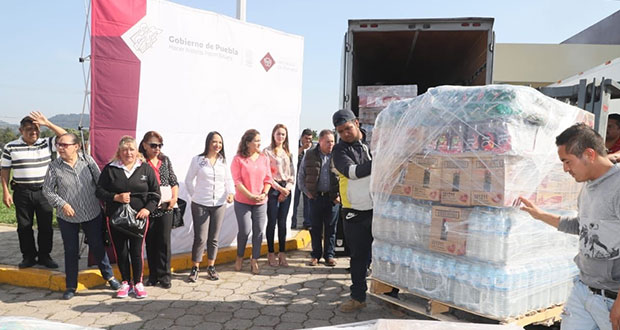 Abastecen 10 Unidades Móviles Alimentarias en Huauchinango