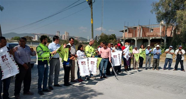 Con apoyo de Cemex, inician pavimentación de la Cuautinchán-Tepeaca