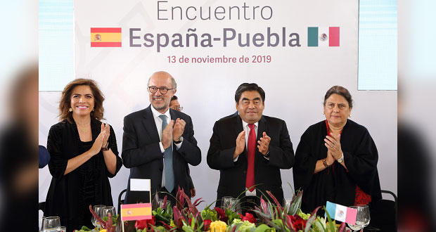 Hacer de España el segundo país con inversión en Puebla, ofrece Barbosa